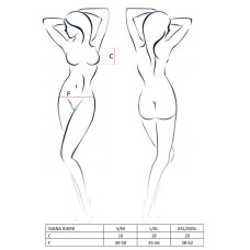 Комплект (напівпрозорі ліф і трусики з бантиками), білий Giana Bikini White Passion, S/M