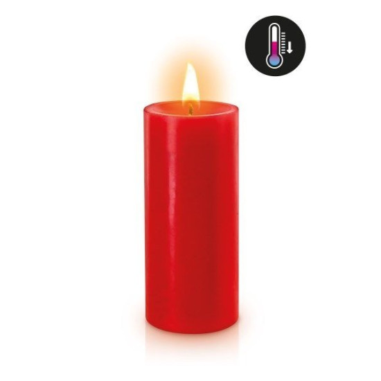 Низькотемпературна свічка для сексу і БДСМ, червона Fetish Tentation Candle Red SM
