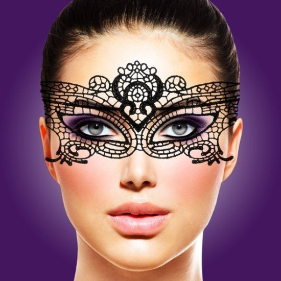 Ажурна маска на обличчя зі стрічками-зав'язками Rianne S Masque III