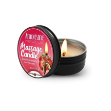 Масажна свічка з полуничним ароматом Amoreane Sparkling Strawberry, 30 ml