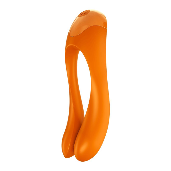 Вибратор на палец, оранжевый Satisfyer Candy Cane Orange