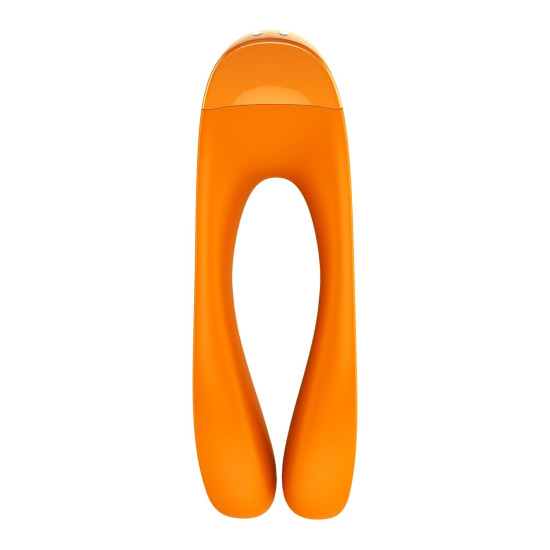 Вибратор на палец, оранжевый Satisfyer Candy Cane Orange