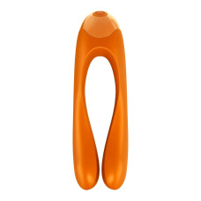 Вібратор на палець, помаранчевий Satisfyer Candy Cane Orange