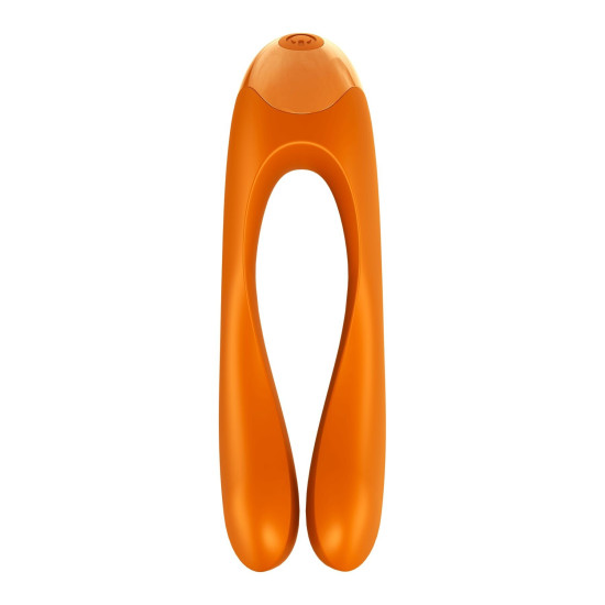 Вибратор на палец, оранжевый Satisfyer Candy Cane Orange