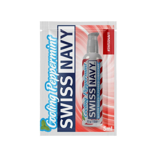 Пробник охлаждающего лубриканта с ароматом мяты Swiss Navy Cooling Peppermint, 5 ml