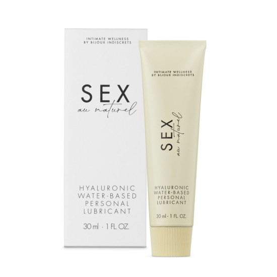 Лубрикант із гіалуроновою кислотою на водній основі Bijoux Indiscrets Sex au Nature Hyaluronic, 30 ml