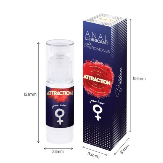 Анальная смазка с феромонами для неё на водной основе MAI Attraction Anal for Her, 50 ml