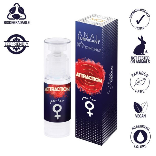 Анальная смазка с феромонами для неё на водной основе MAI Attraction Anal for Her, 50 ml