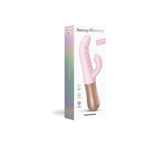 Двойной пульсатор-кролик, розовый Love To Love Sassy Bunny Baby Pink