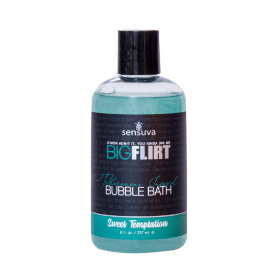 Піна для ванни з феромонами, аромат Sweet Temptation Big Flirt Pheromone Bubble Bath Sensuva - Sweet Temptation, 237 ml
