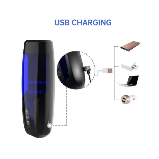 Интерактивный смарт-мастурбатор с имитацией фрикций, 10 режимов Magic Motion Xone