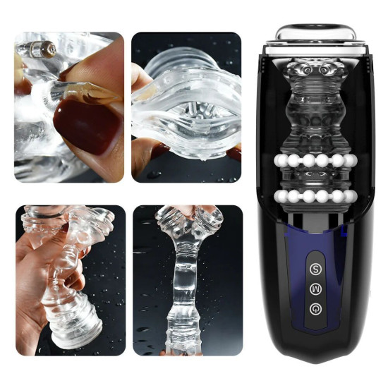 Интерактивный смарт-мастурбатор с имитацией фрикций, 10 режимов Magic Motion Xone