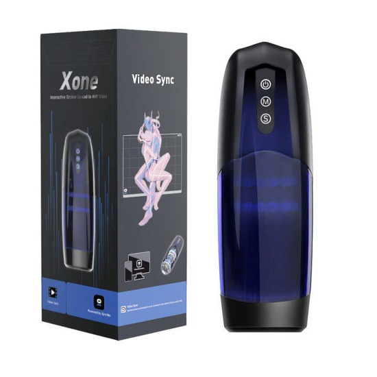 Интерактивный смарт-мастурбатор с имитацией фрикций, 10 режимов Magic Motion Xone