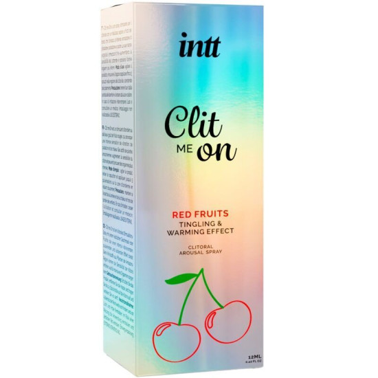 Збуджуючий спрей для клітора з розігрівальним ефектом Intt Clit Me On Red Fruits Tingling & Warming Effect, 12 ml