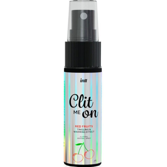 Збуджуючий спрей для клітора з розігрівальним ефектом Intt Clit Me On Red Fruits Tingling & Warming Effect, 12 ml