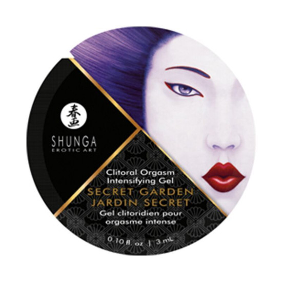 Пробник стимулирующего геля для клитора Shunga Secret Garden, 3 ml