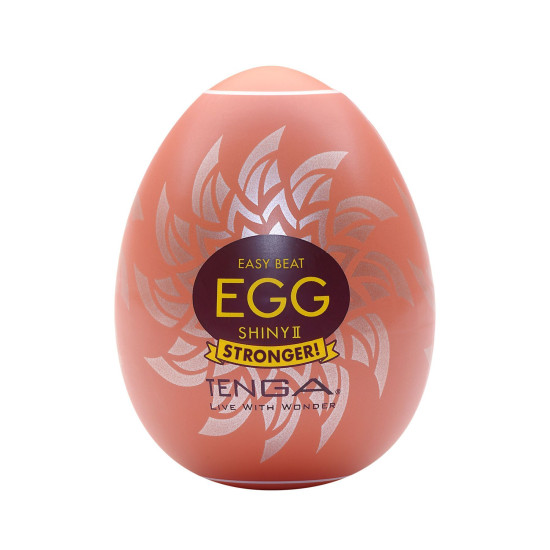Мастурбатор-яйцо из плотного TPE и пробник лубриканта 5 ml Tenga Egg Shiny II