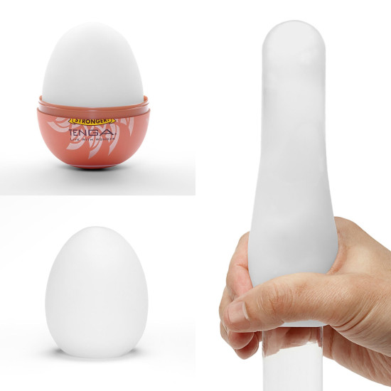 Мастурбатор-яйцо из плотного TPE и пробник лубриканта 5 ml Tenga Egg Shiny II