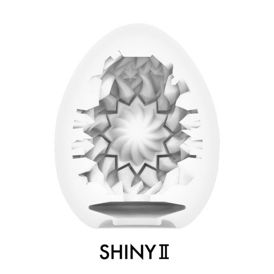 Мастурбатор-яйцо из плотного TPE и пробник лубриканта 5 ml Tenga Egg Shiny II