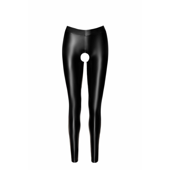 Легінси з мокрим ефектом, з відкритим доступом Noir Handmade F304 Taboo Wetlook Leggings with Open Crotch and Bum, XXL