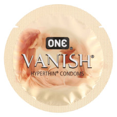 Набір презервативів, мегапак тюб ONE Vanish Hyperthin, 100 шт.
