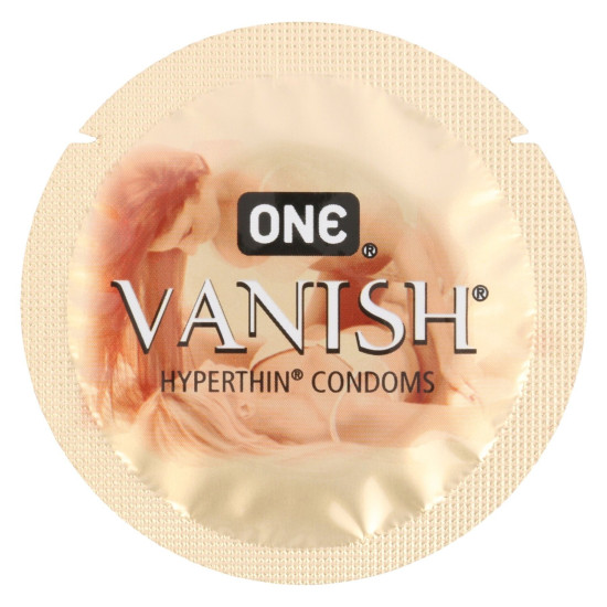 Набір презервативів, мегапак тюб ONE Vanish Hyperthin, 100 шт.