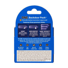 Презервативы для анального секса ONE Backdoor, 3 pcs
