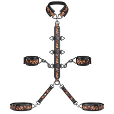 БДСМ-набор «Цветущий змей», 12 предметов Lockink The Flowering Serpent Bondage Set 12pcs