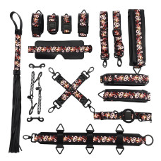 БДСМ-набір «Квітучий змій», 12 предметів Lockink The Flowering Serpent Bondage Set 12pcs
