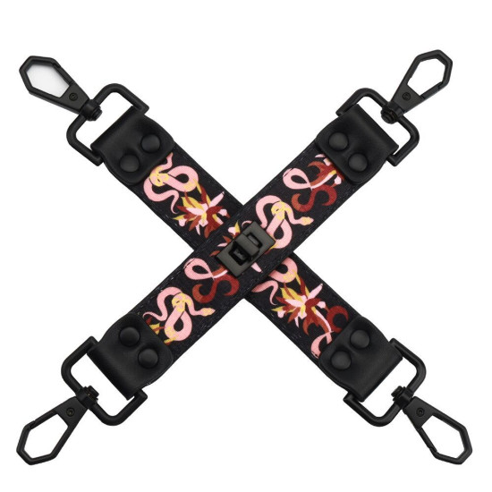 БДСМ-набор «Цветущий змей», 12 предметов Lockink The Flowering Serpent Bondage Set 12pcs