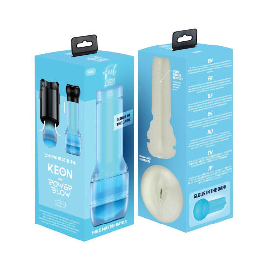 Мастурбатор, совместим с PowerBlow и Keon Kiiroo Feel Glow PBC