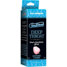 Спрей для глубокого минета со вкусом сладкой ваты Doc Johnson GoodHead DeepThroat Spray Cotton Candy, 59 ml
