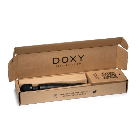 Вібромасажер, чорний матовий Doxy3 USB-C Massager Matte Blac