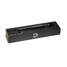 Вібромасажер, чорний матовий Doxy3 USB-C Massager Matte Blac