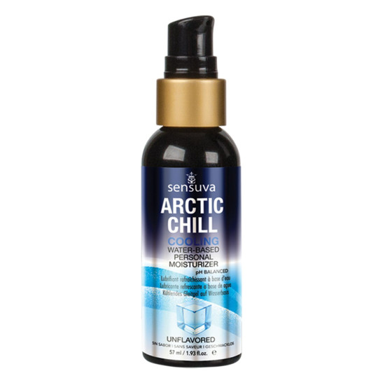 Охолоджуючий лубрикант на водній основі без гліцерину та парабенів Sensuva Arctic Chill Cooling, 57 ml