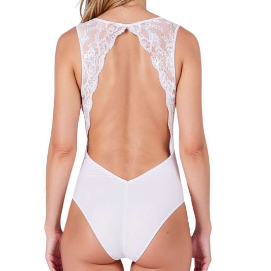 Сексуальное боди, белое Passion Evalie Body White, M