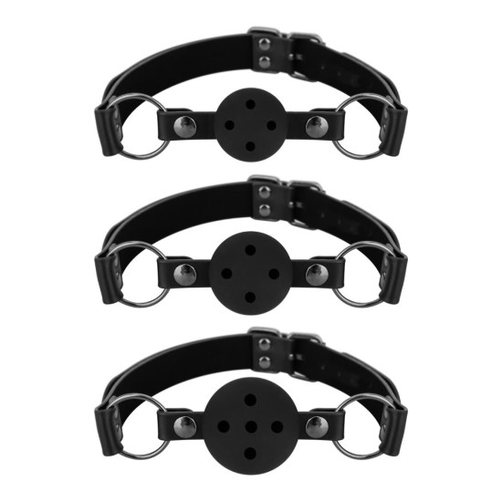 Набір кляпів-кульок, 3 шт Bedroom Fantasies Set Of 3 Ball Gags