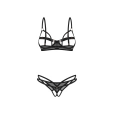 Комплект Obsessive Euridia 2-Pcs Crotchless Set, размер M/L