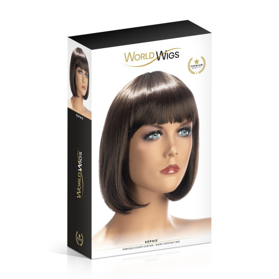 Перука коротка, каштановий World Wigs Sophie Short