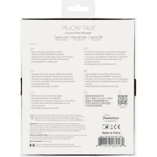 Розкішний вібратор, рожевий Pillow Talk Racy Pink (м'ята упаковка!!!)