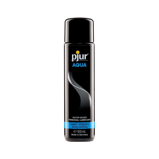 Лубрикант на водной основе с эффектом бархатистой кожи Pjur Aqua, 100 ml