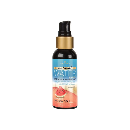 Оральный лубрикант со вкусом арбуза на водной основе Sensuva Natural Water-Based Watermelon, 57 ml