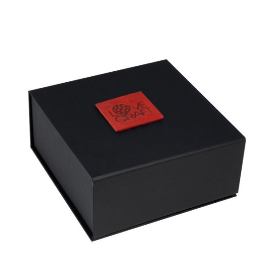 Премиум ошейник из натуральной кожи в подарочной упаковке, красный Lovecraft Premium Collar Red, S