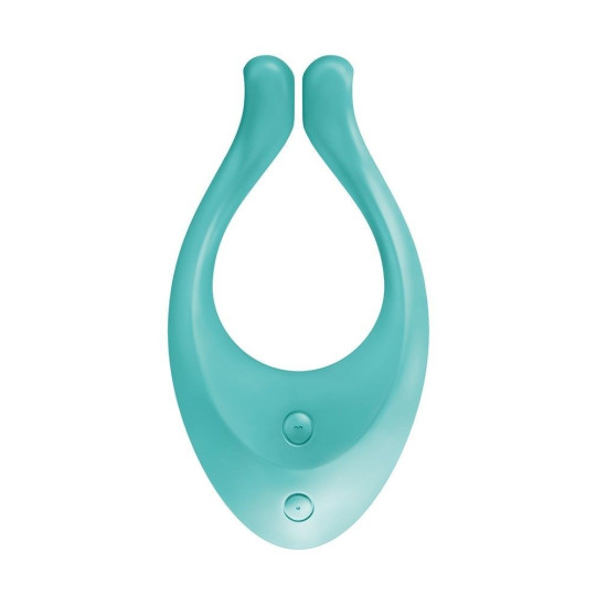 Вібратор для пар з 3 незалежними моторами, бірюзовий Satisfyer Endless Love Turquoise