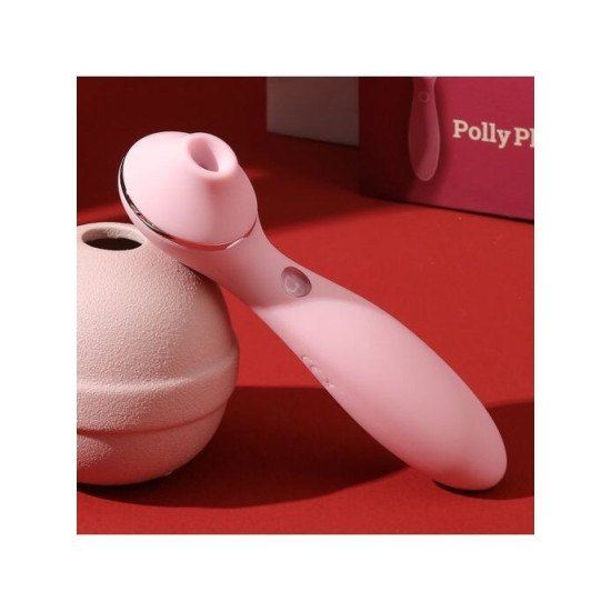 Вакуумный вибратор, розовый KisToy Polly Plus Pink