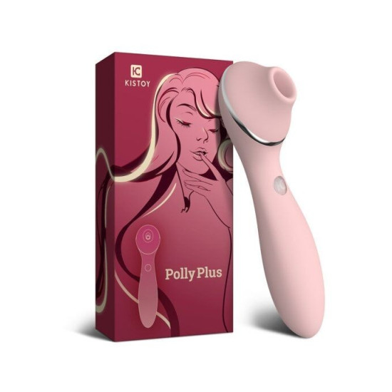 Вакуумный вибратор, розовый KisToy Polly Plus Pink