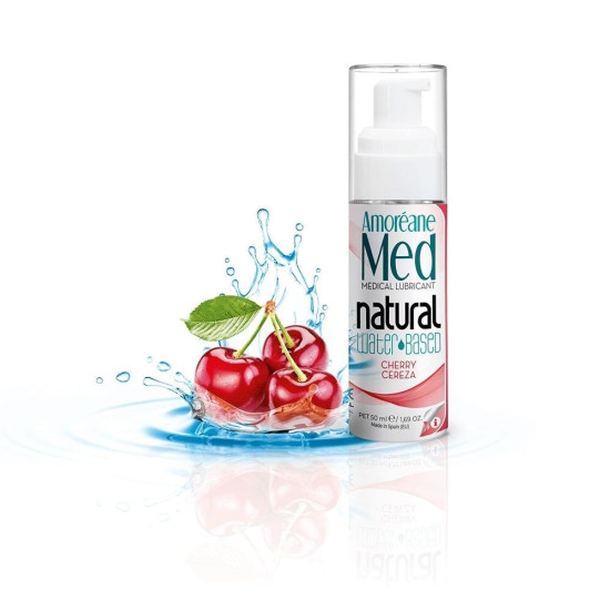 Вишневый лубрикант с экстрактом фитопланктона Amoreane Cherry, 50 ml