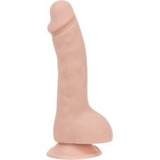 Фалоімітатор з мошонкою, довжина 19 см, діаметр 3,8 см - Addiction Brad 7.5″ Dildo With Balls Beige