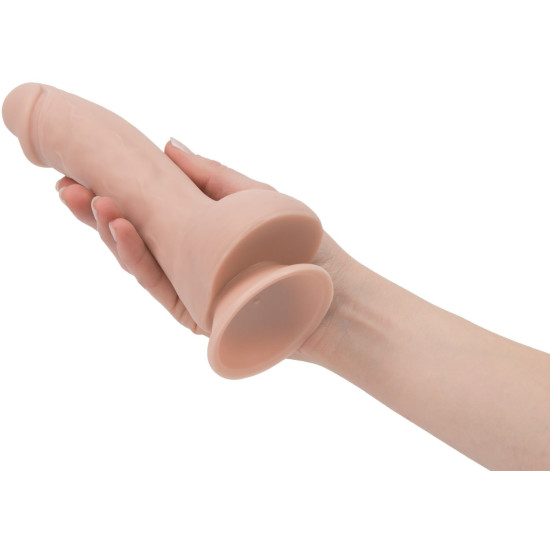 Фалоімітатор з мошонкою, довжина 19 см, діаметр 3,8 см - Addiction Brad 7.5″ Dildo With Balls Beige