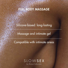 Силіконовий гель для масажу з ароматом кокоса Bijoux Indiscrets Slow Sex Full Body Massage, 50 ml